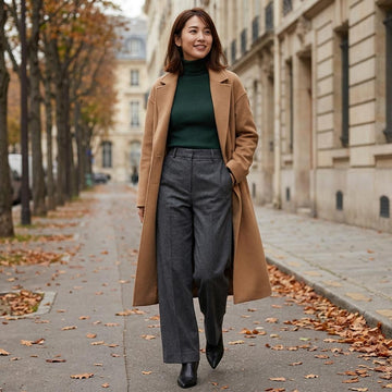 ウールワイドパンツで着痩せ！秋冬コーデを細見えさせる着こなし術5選