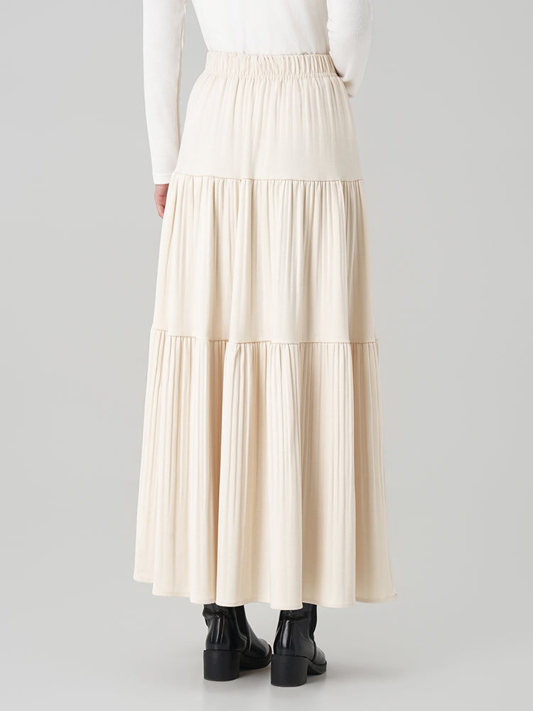 秋冬向けAラインロングスカート