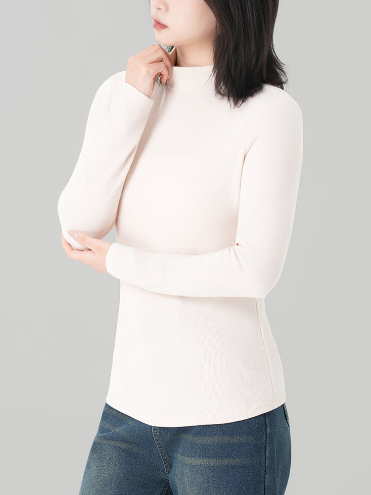 アセテートウール半ハイネックインナー