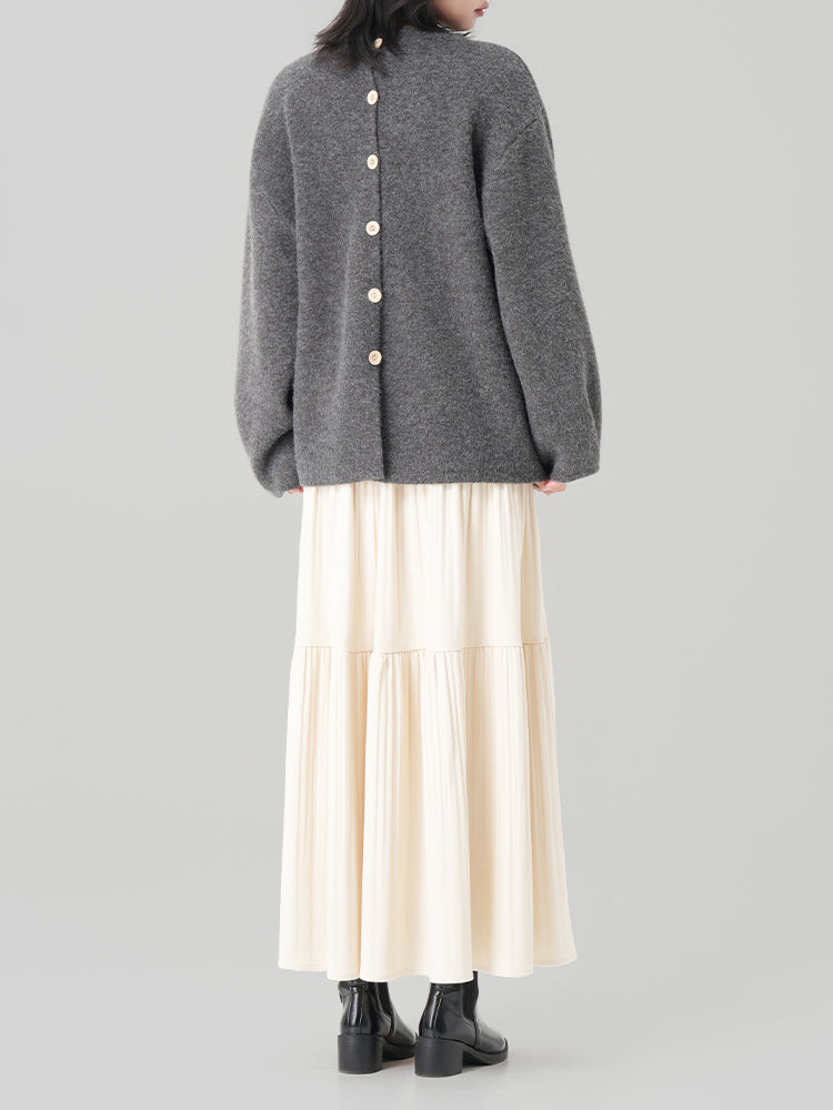 秋冬向けAラインロングスカート