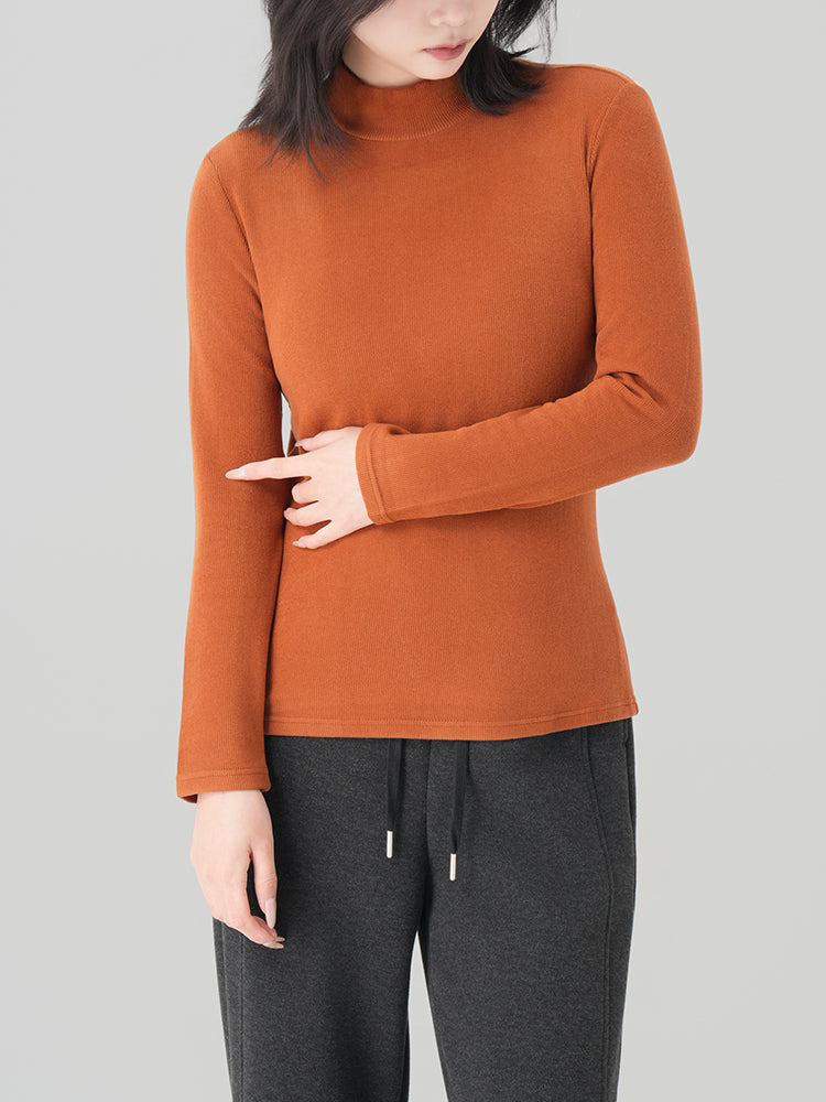 アセテートウール半ハイネックインナー