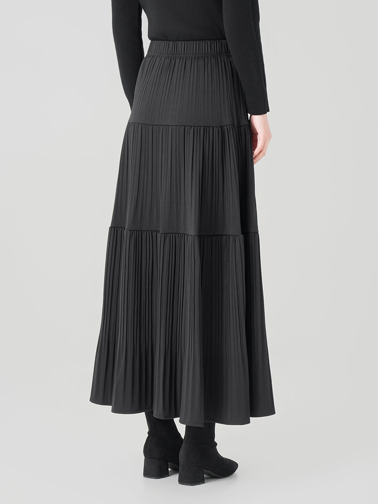 秋冬向けAラインロングスカート