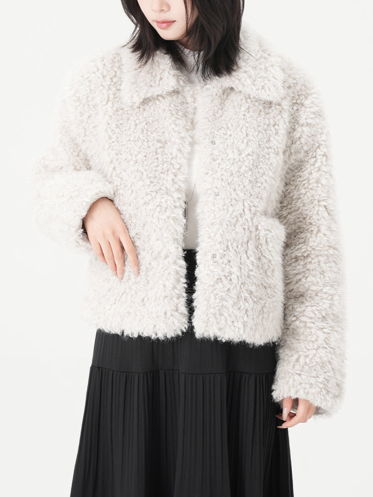 フリースショートジャケット