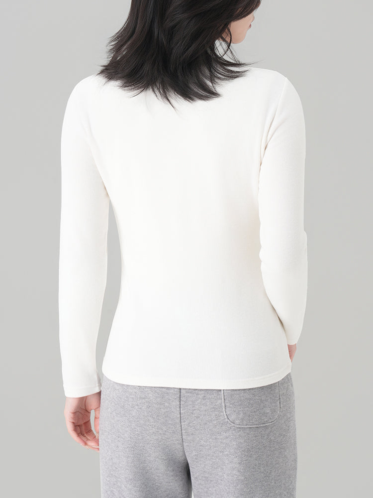 アセテートウール半ハイネックインナー