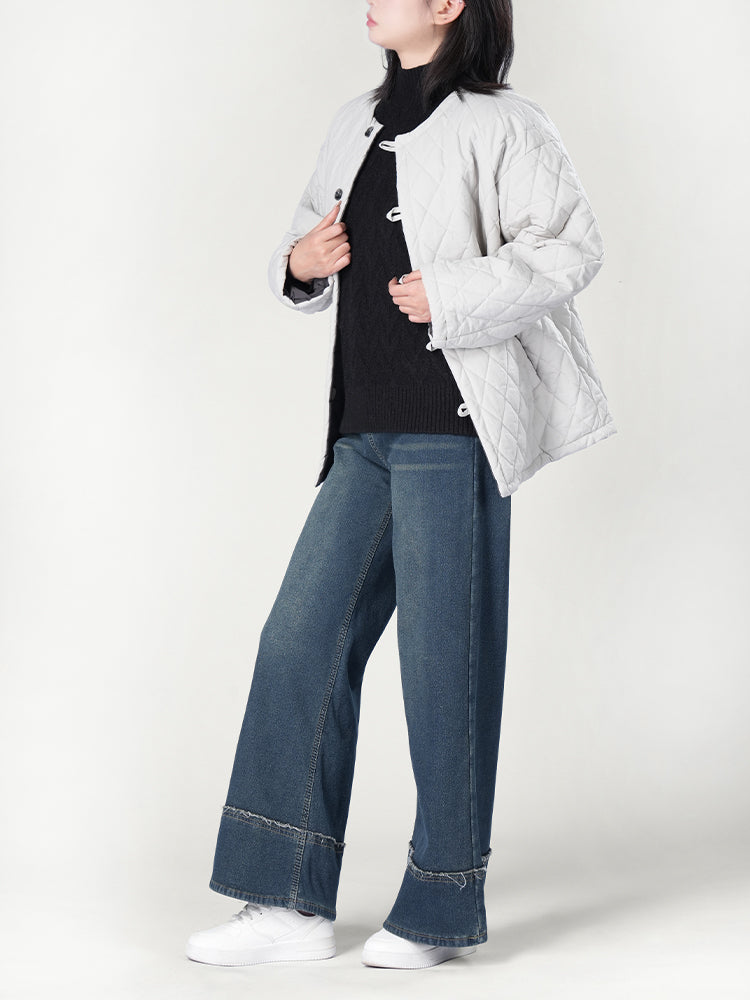 秋冬向け半ハイネックニット