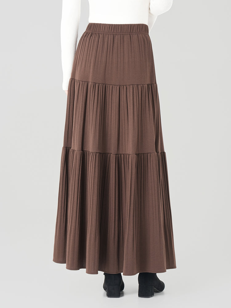 秋冬向けAラインロングスカート