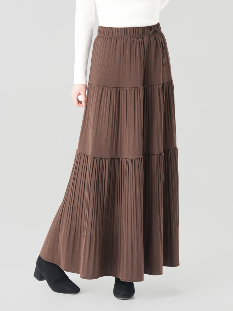 秋冬向けAラインロングスカート