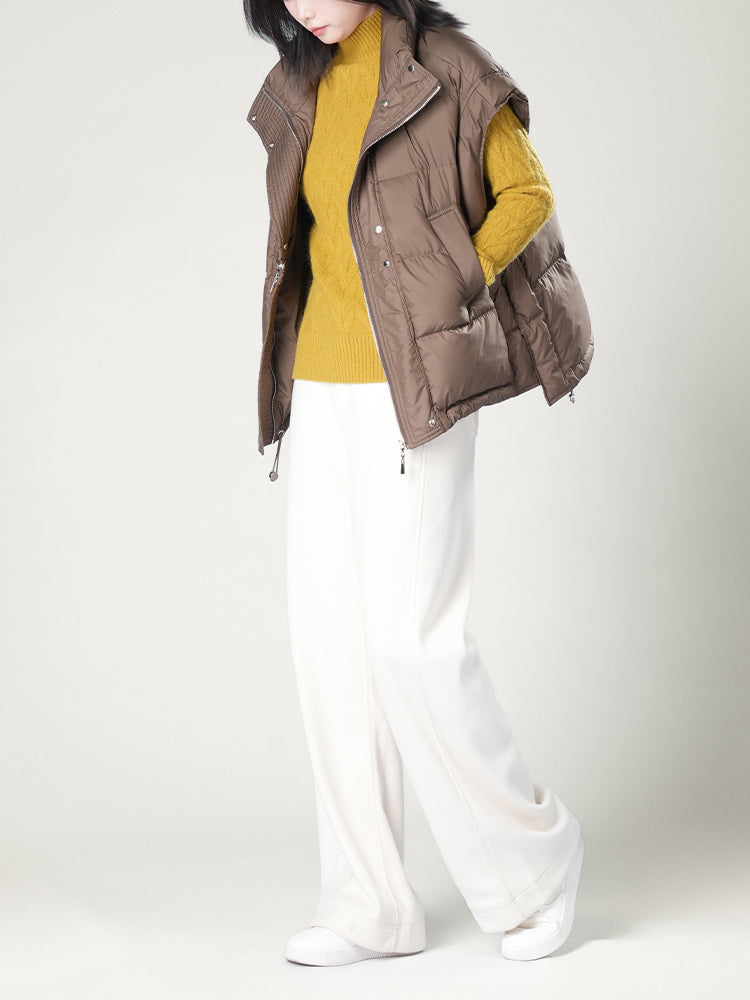 秋冬向け半ハイネックニット