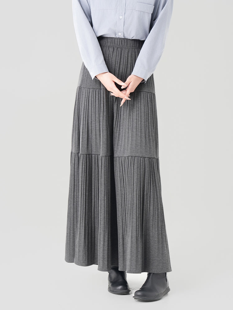 秋冬向けAラインロングスカート