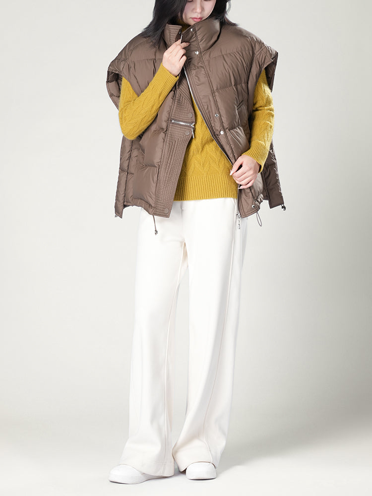 秋冬向け半ハイネックニット