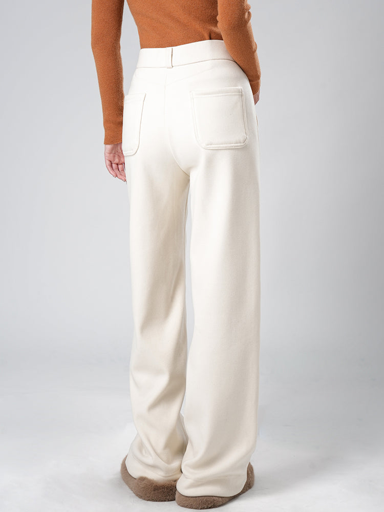 ウールワイドパンツ