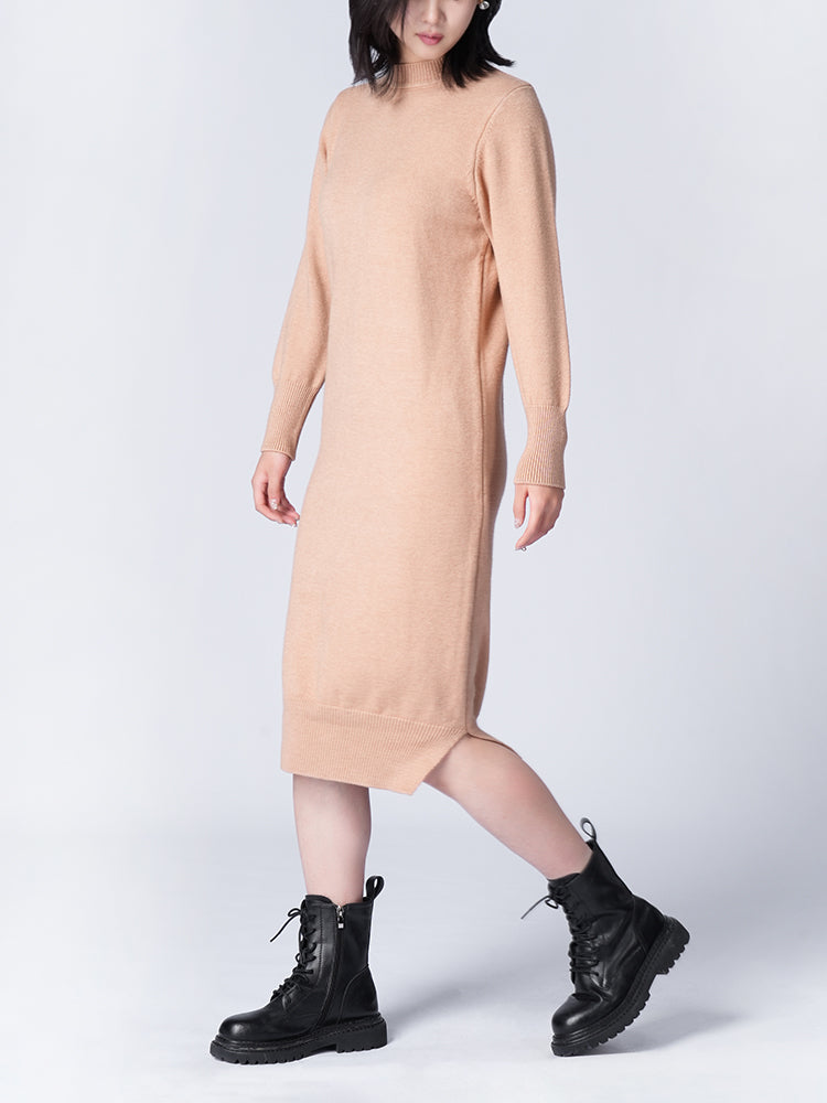 秋冬定番ルーズシルエット ニットワンピース