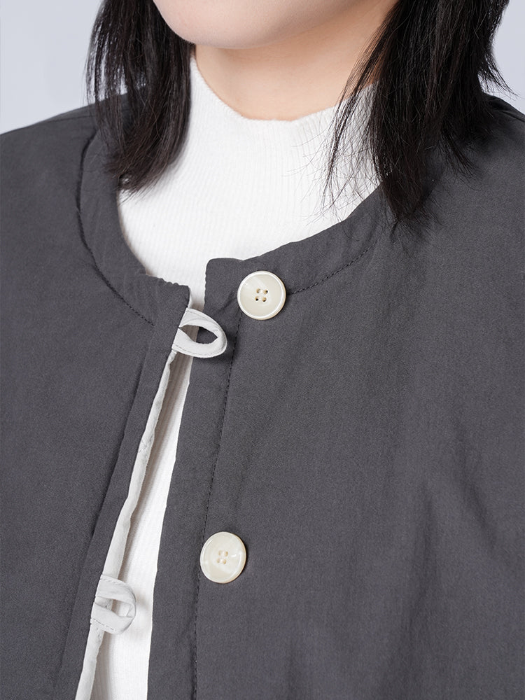 リバシブルキルティングコート