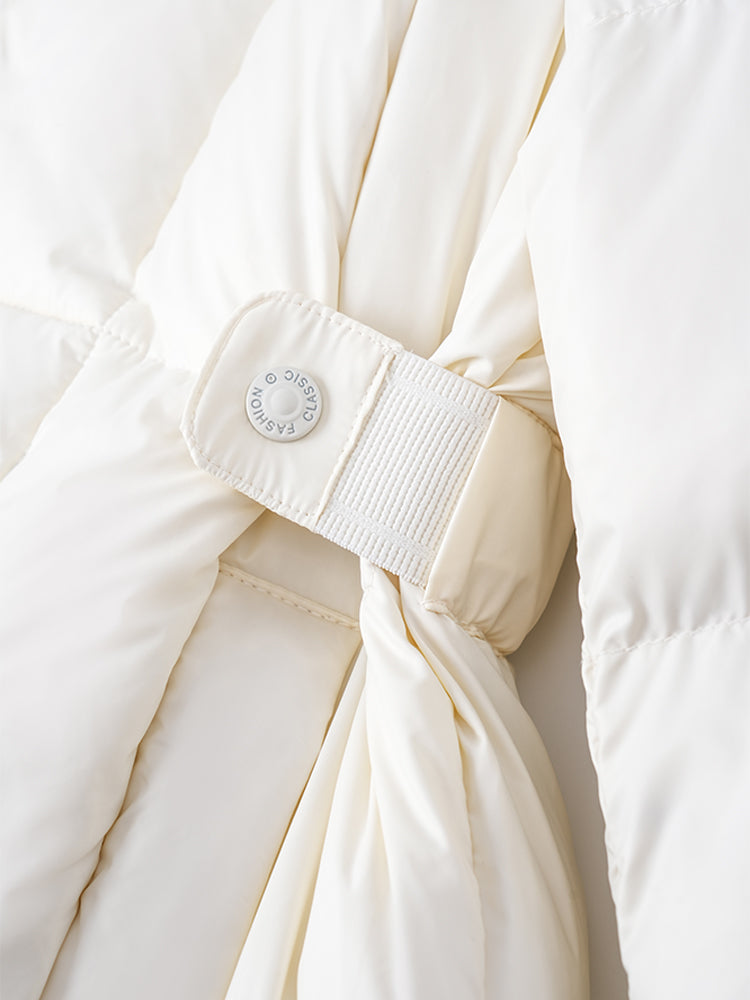 フード付きクビレメイクダウンジャケット