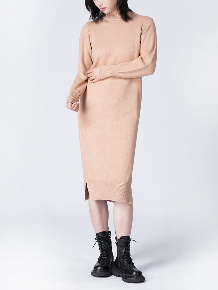 秋冬定番ルーズシルエット ニットワンピース