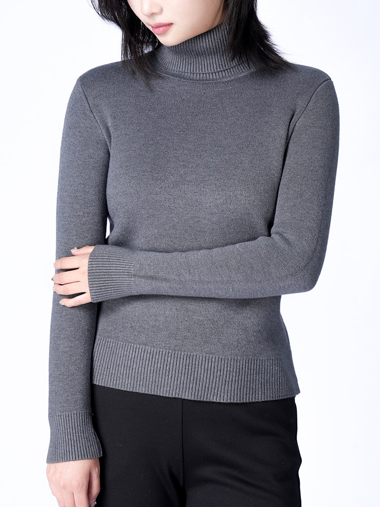 ハイネック 極厚 ニットセーター