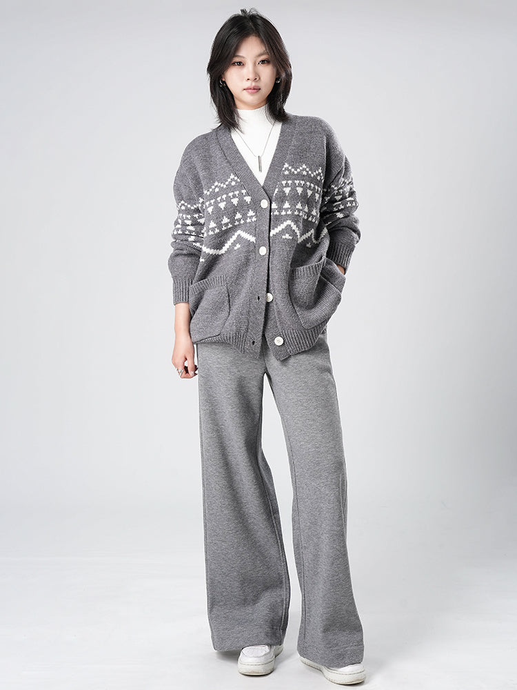 ウールワイドパンツ