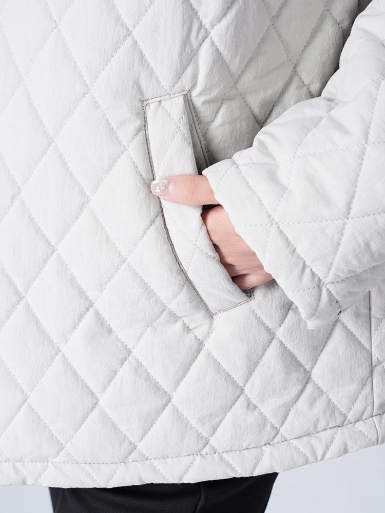 リバシブルキルティングコート