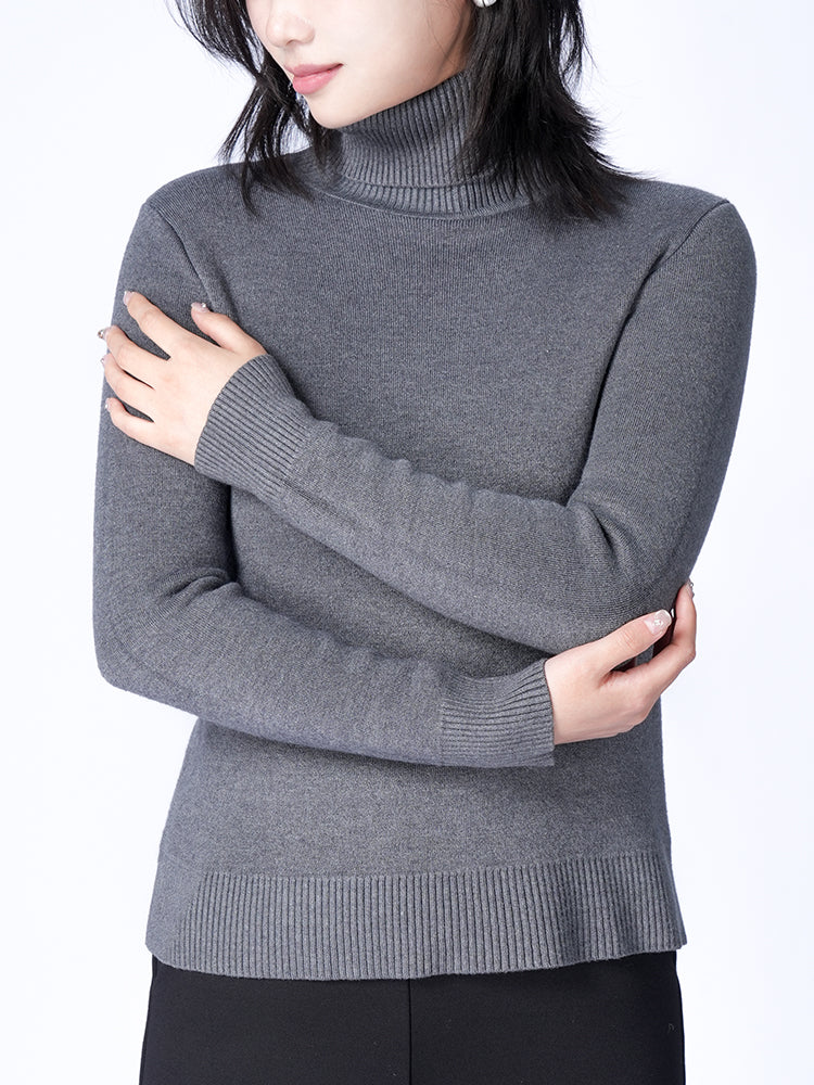 ハイネック 極厚 ニットセーター