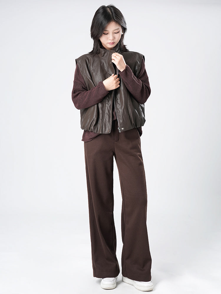 ウールワイドパンツ