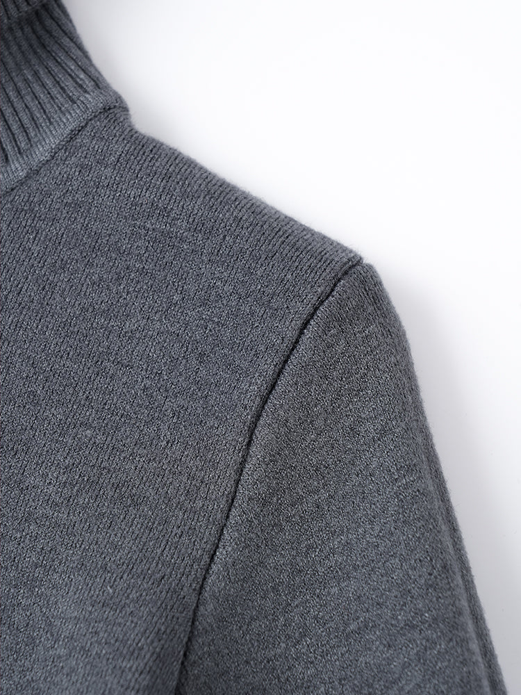 ハイネック 極厚 ニットセーター