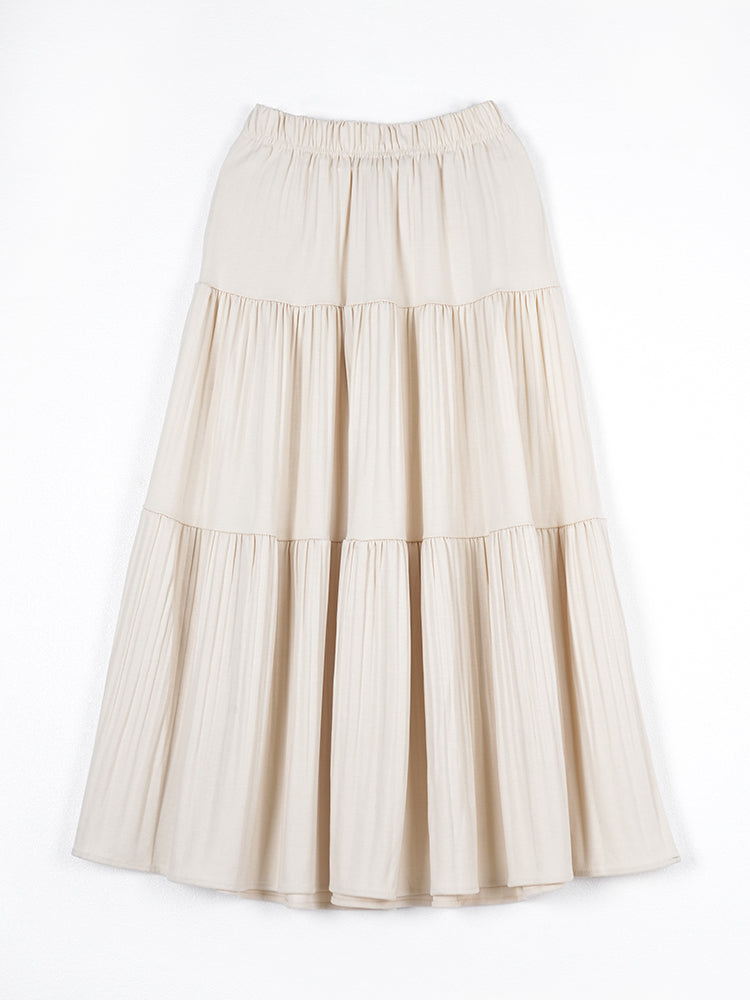 秋冬向けAラインロングスカート