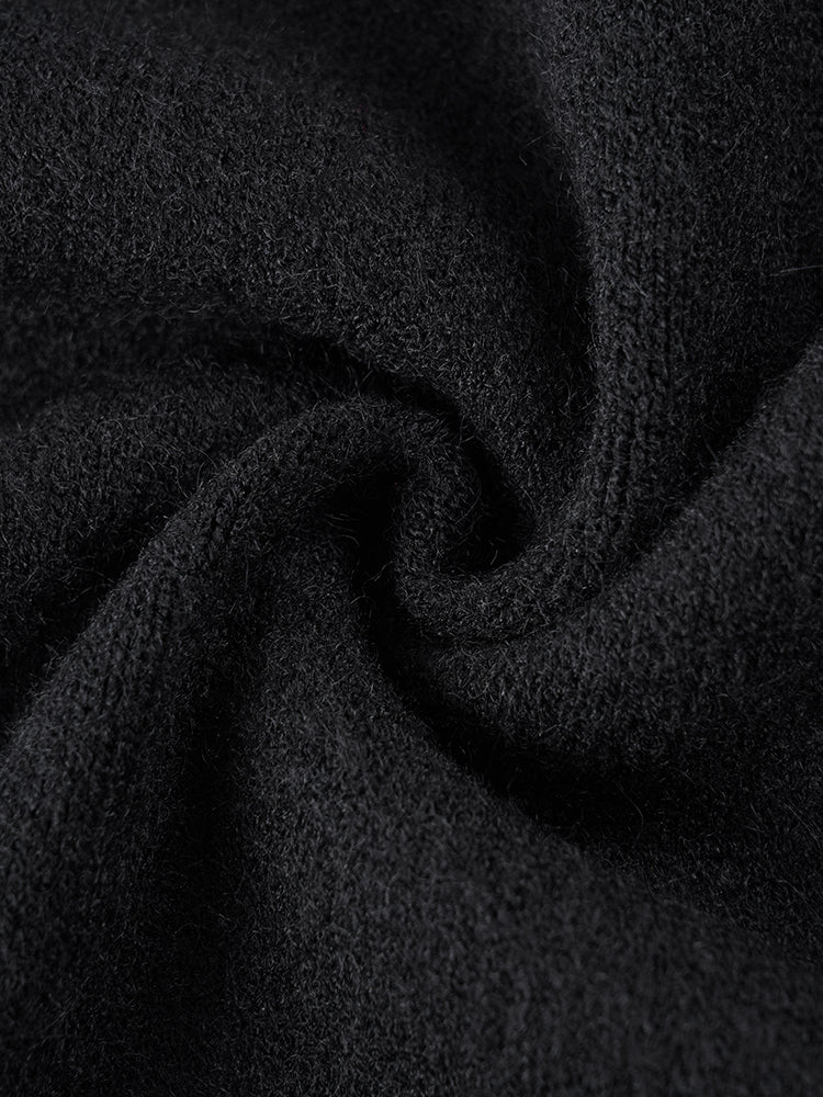 秋冬向け半ハイネックニット