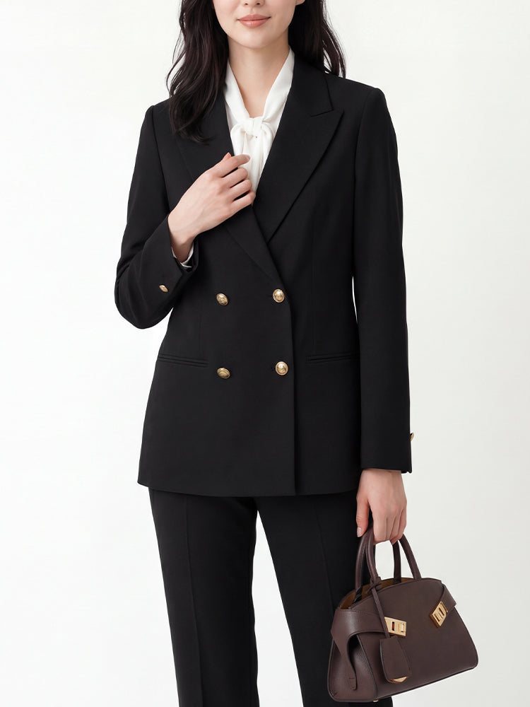 ブラックスーツセットアップ