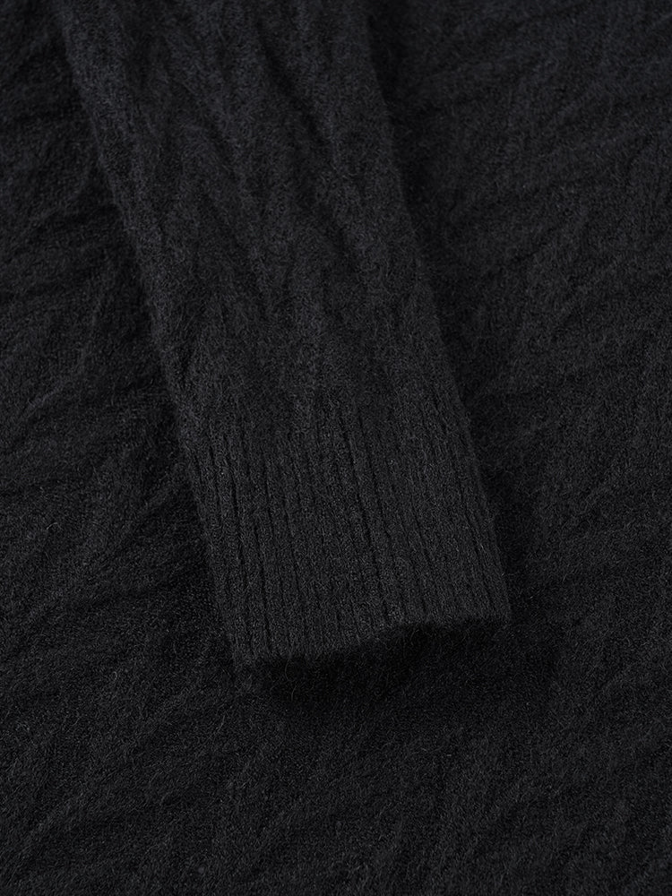 秋冬向け半ハイネックニット