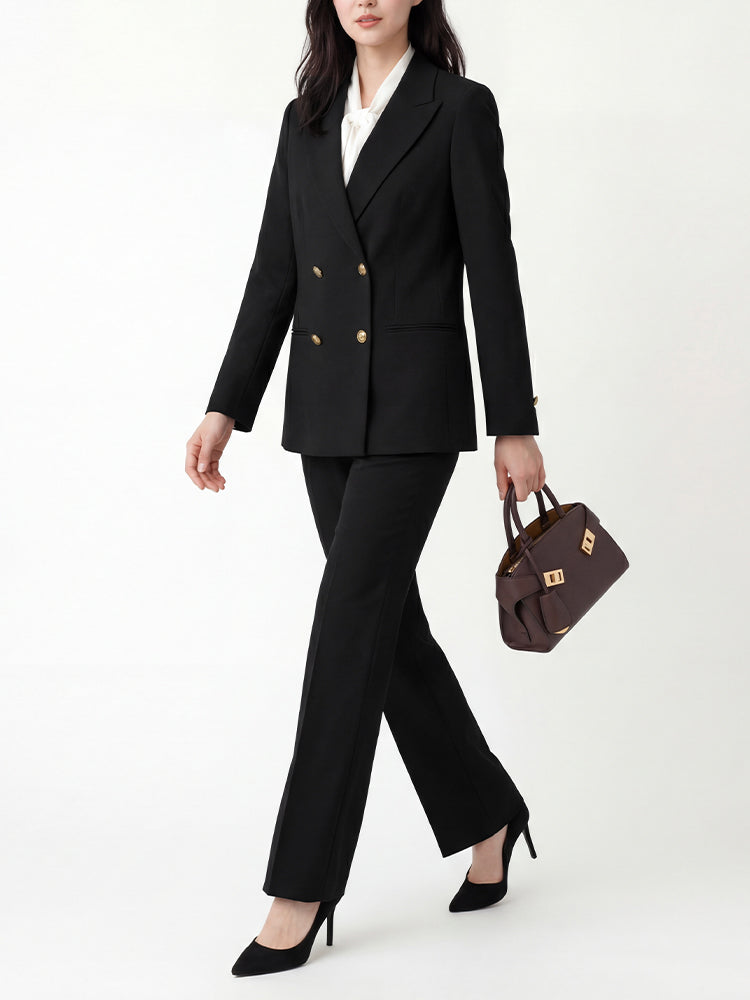 ブラックスーツセットアップ