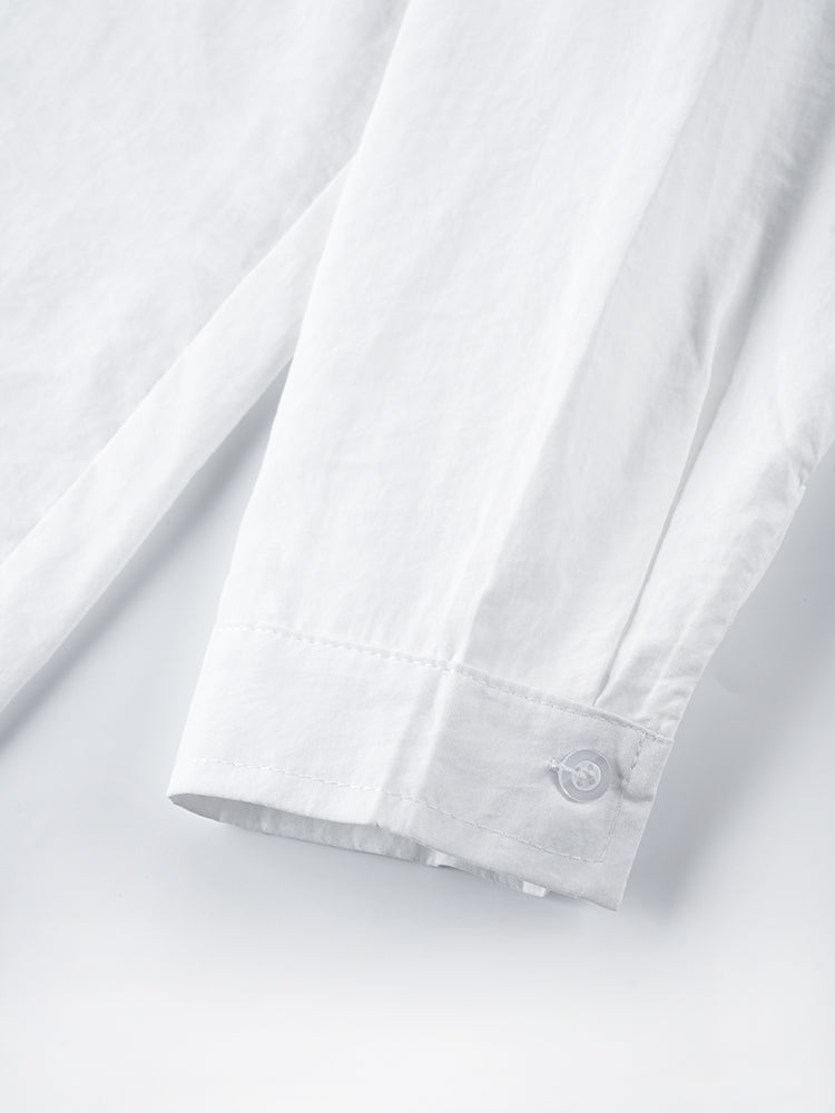 オーバーサイズロングスリーブシャツ