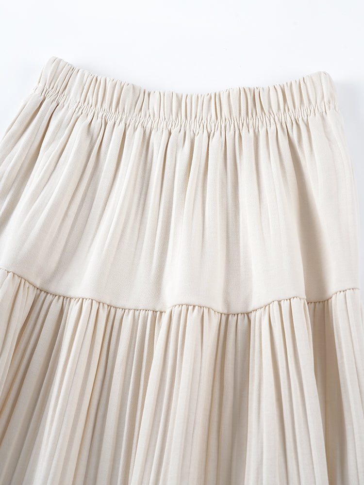 秋冬向けAラインロングスカート