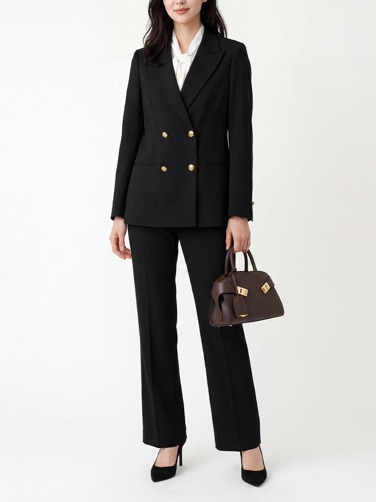 ブラックスーツセットアップ