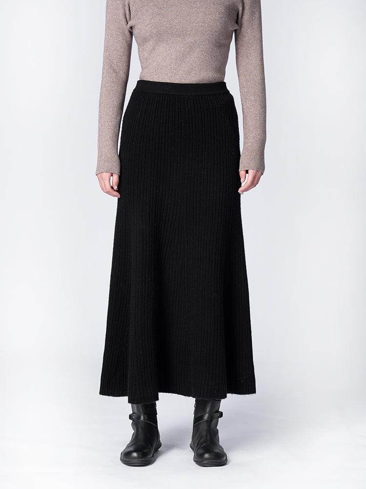 ウールハイウエストマーメイドスカート