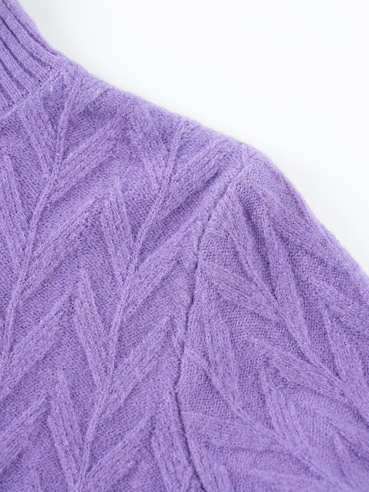 秋冬向け半ハイネックニット