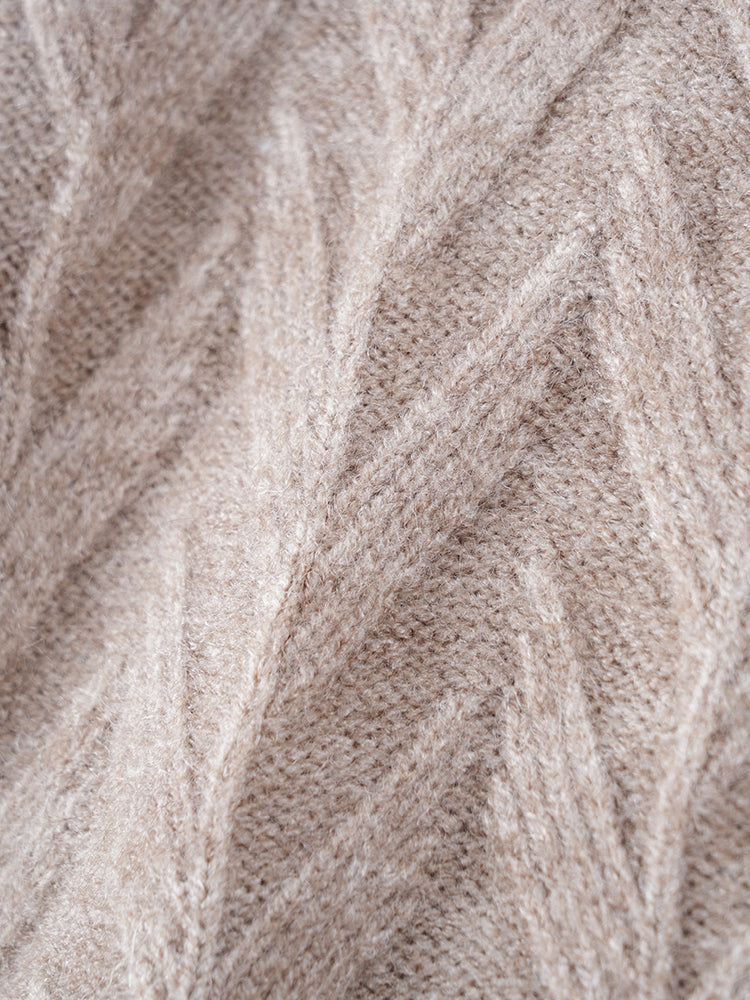 秋冬向け半ハイネックニット