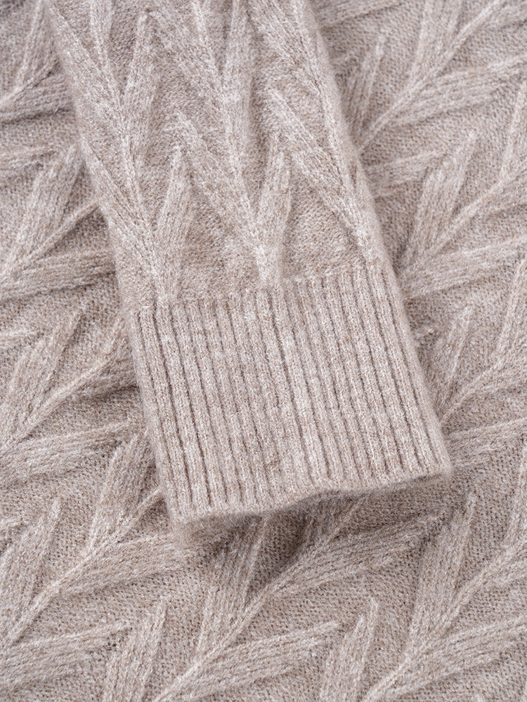 秋冬向け半ハイネックニット