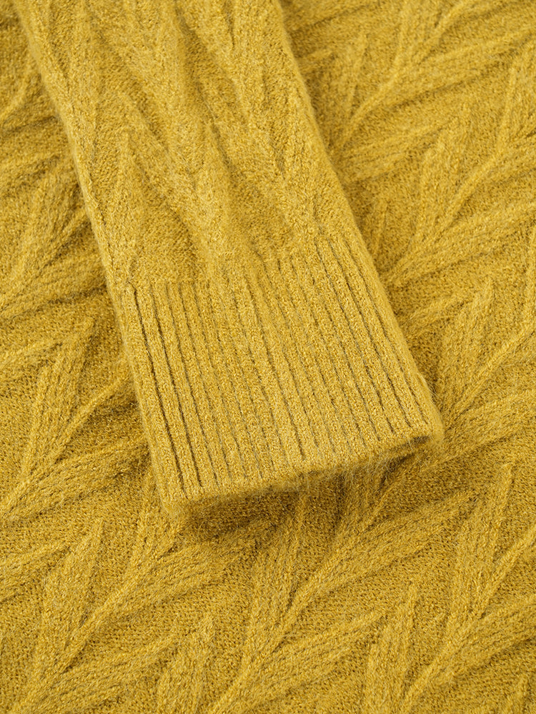 秋冬向け半ハイネックニット