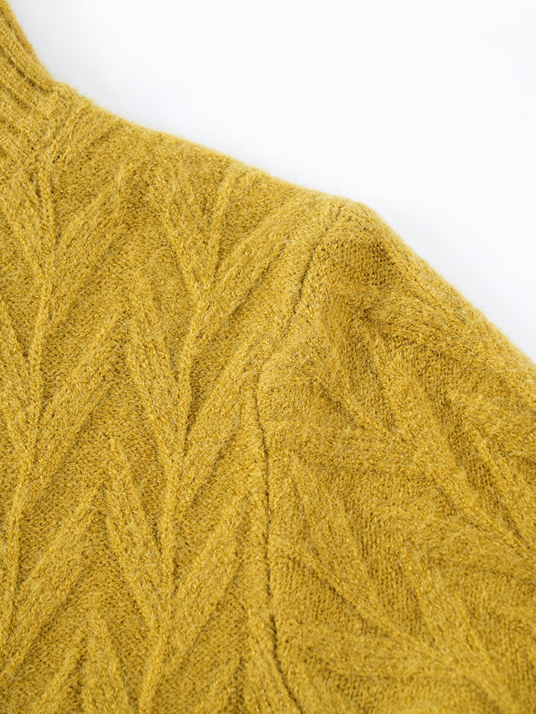 秋冬向け半ハイネックニット