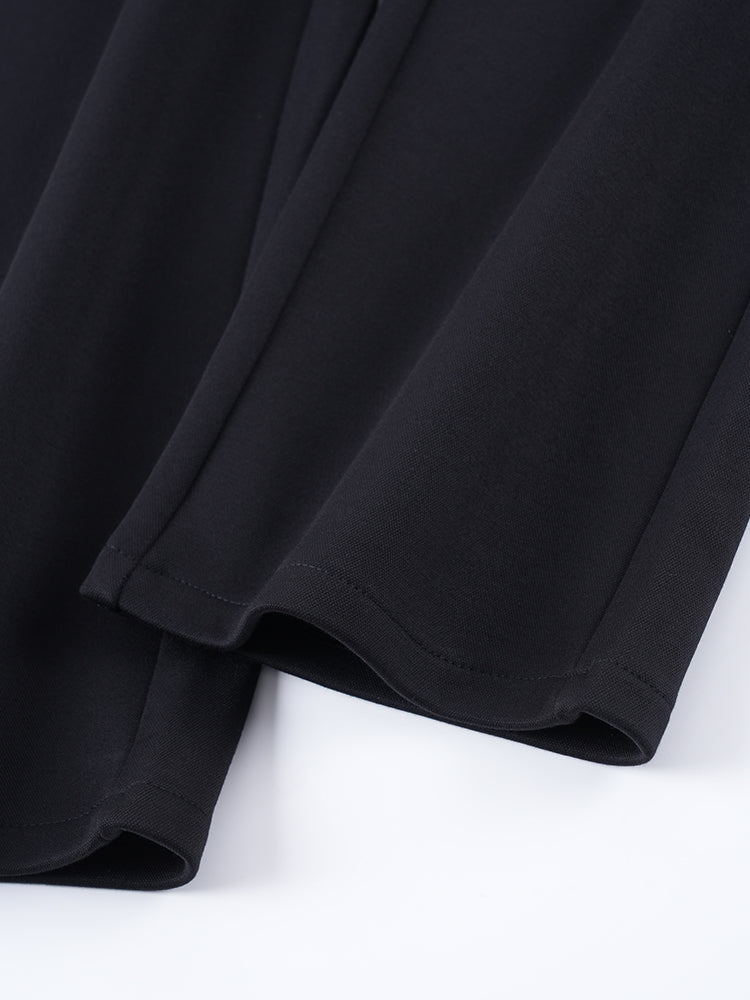 フランネル裏起毛ハイウエストパンツ