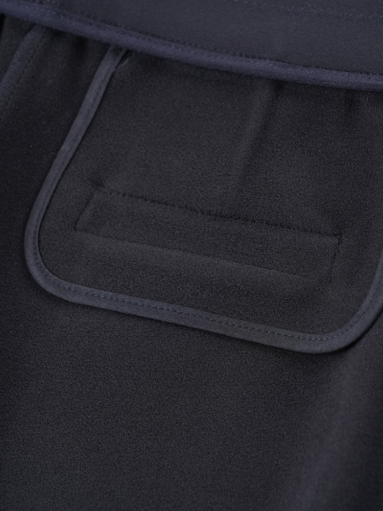 フランネル裏起毛ハイウエストパンツ