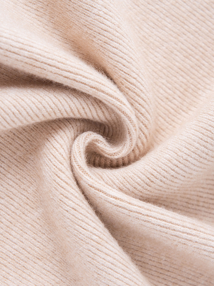 スリムニットカットソー