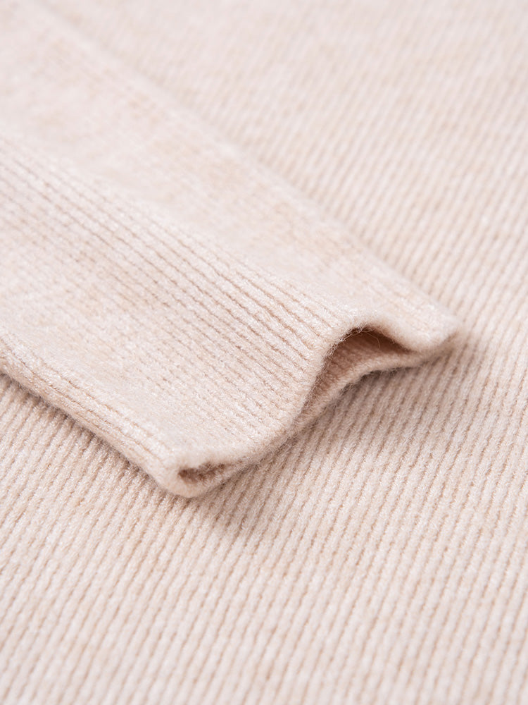 スリムニットカットソー