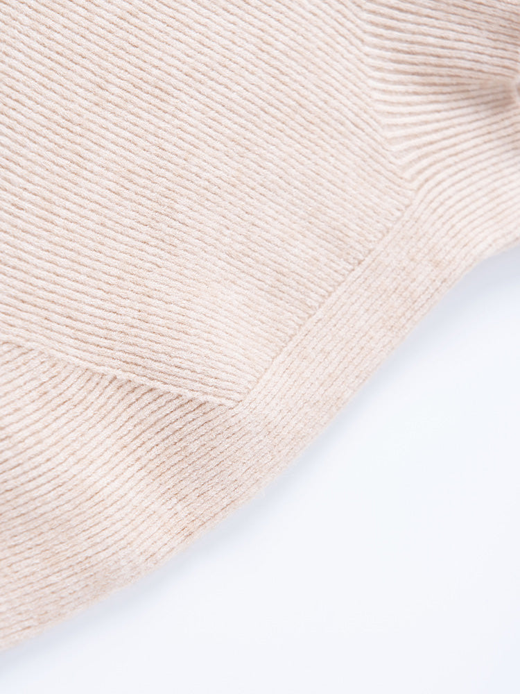 スリムニットカットソー