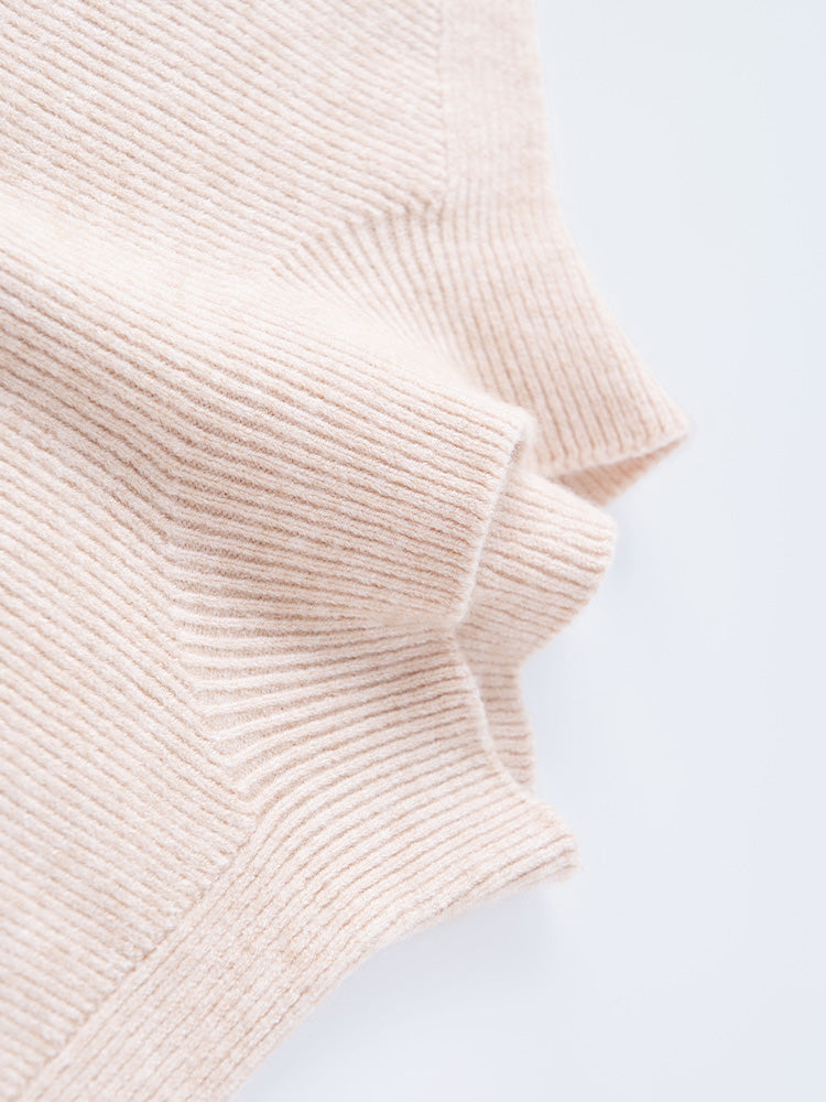 スリムニットカットソー