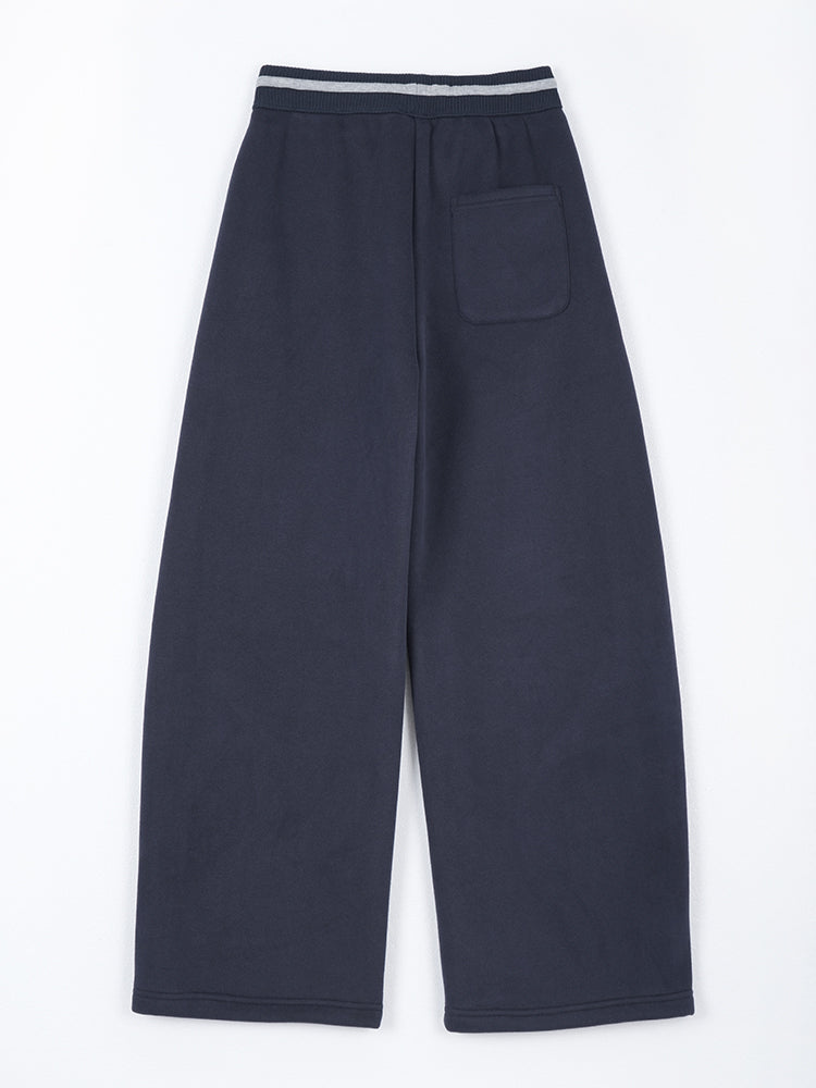 韓国風裏起毛ジャージーパンツ