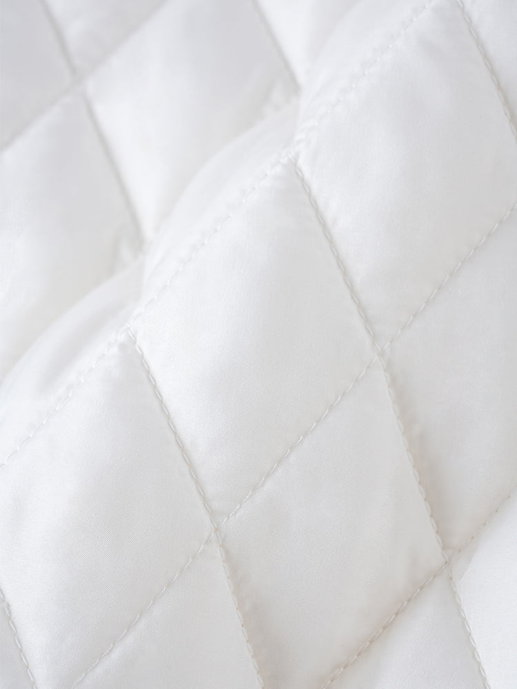 スタンドカラー 綿入りジャケット