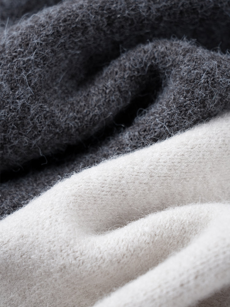 ラウンドネックニットスカートセット