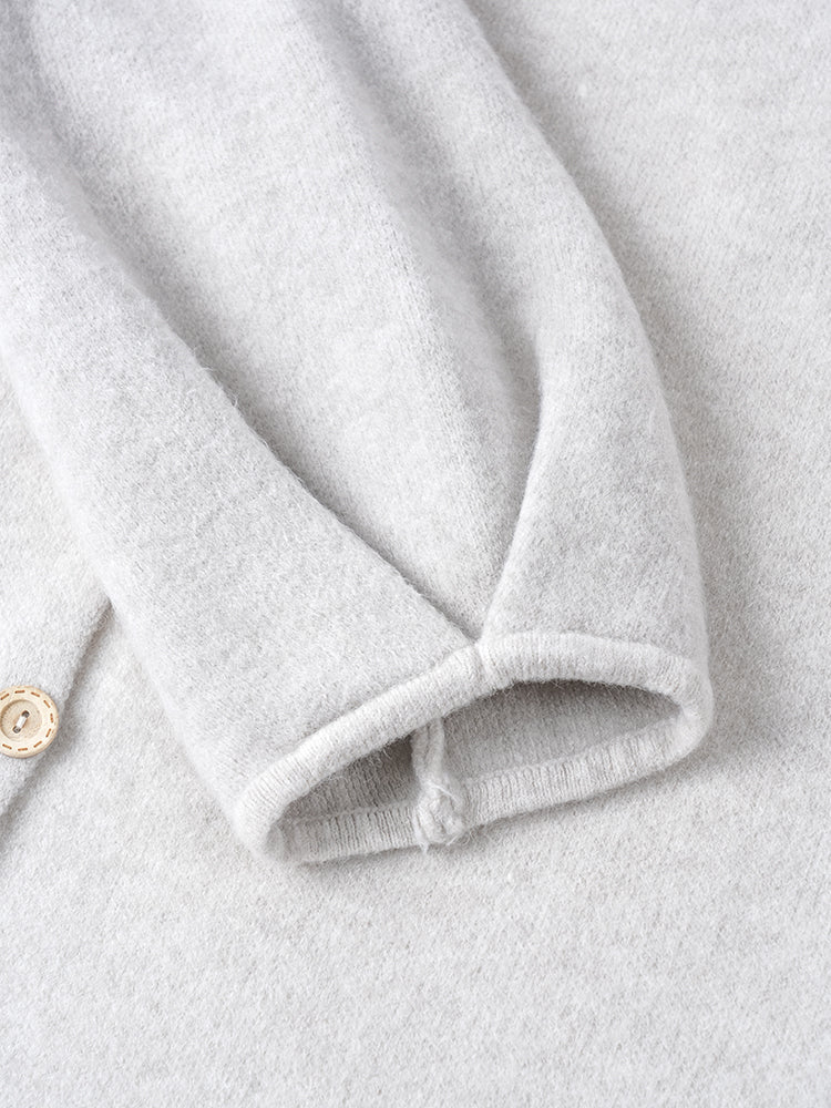 ラウンドネックニットスカートセット