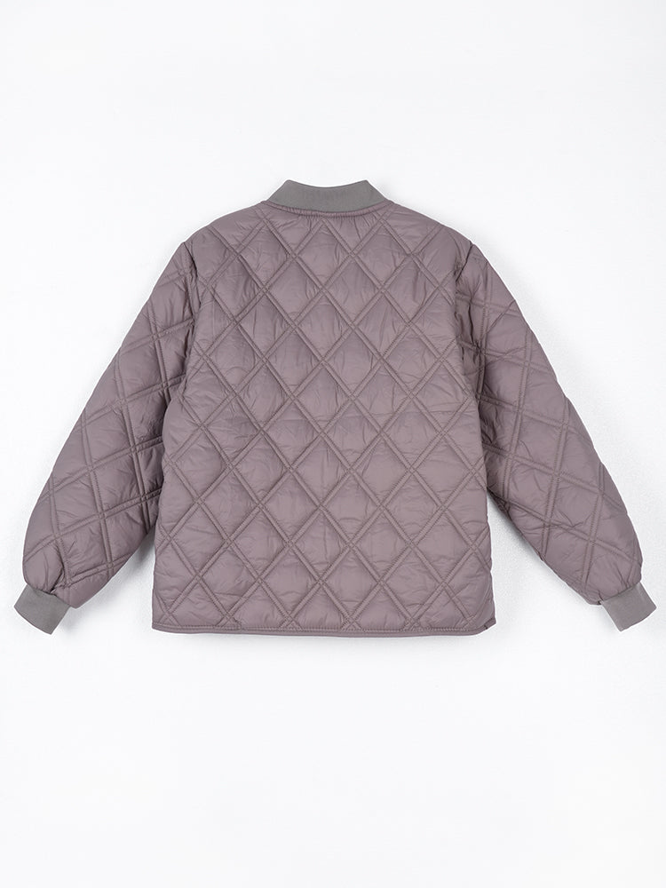 レディース裏起毛厚手綿入コート